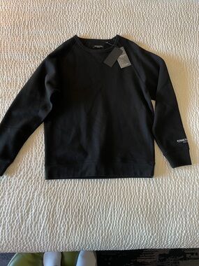 NWT Kenneth Cole Black Crewneck Sweatshirt - Minimalist Men's Pullover